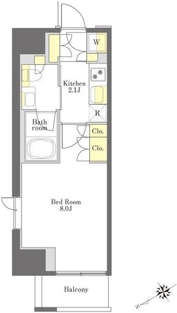プライムメゾン浅草橋の物件間取画像